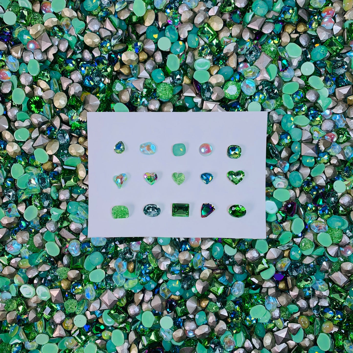 【K18】Sapphire Breeze Premium K9 Crystal Mix