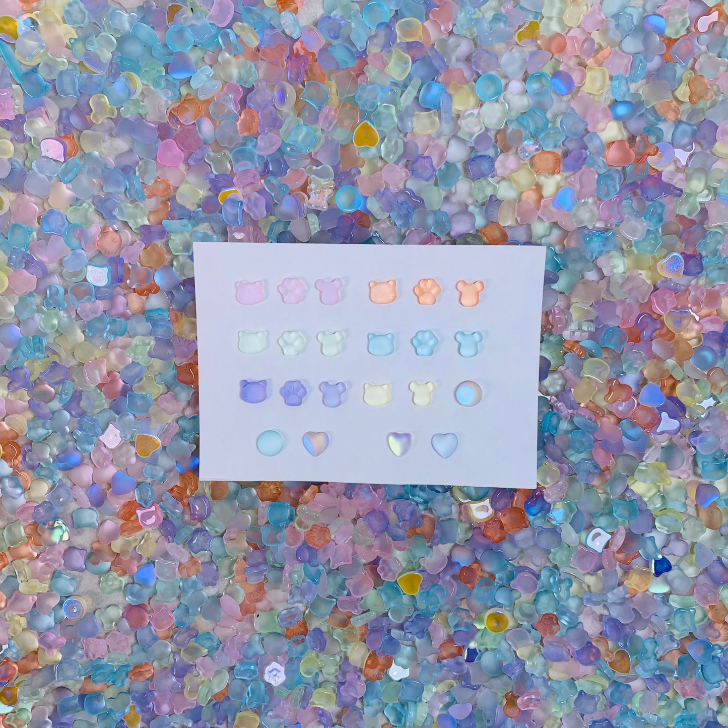 【K20】Colored Marshmallows K9 Crystal Mix
