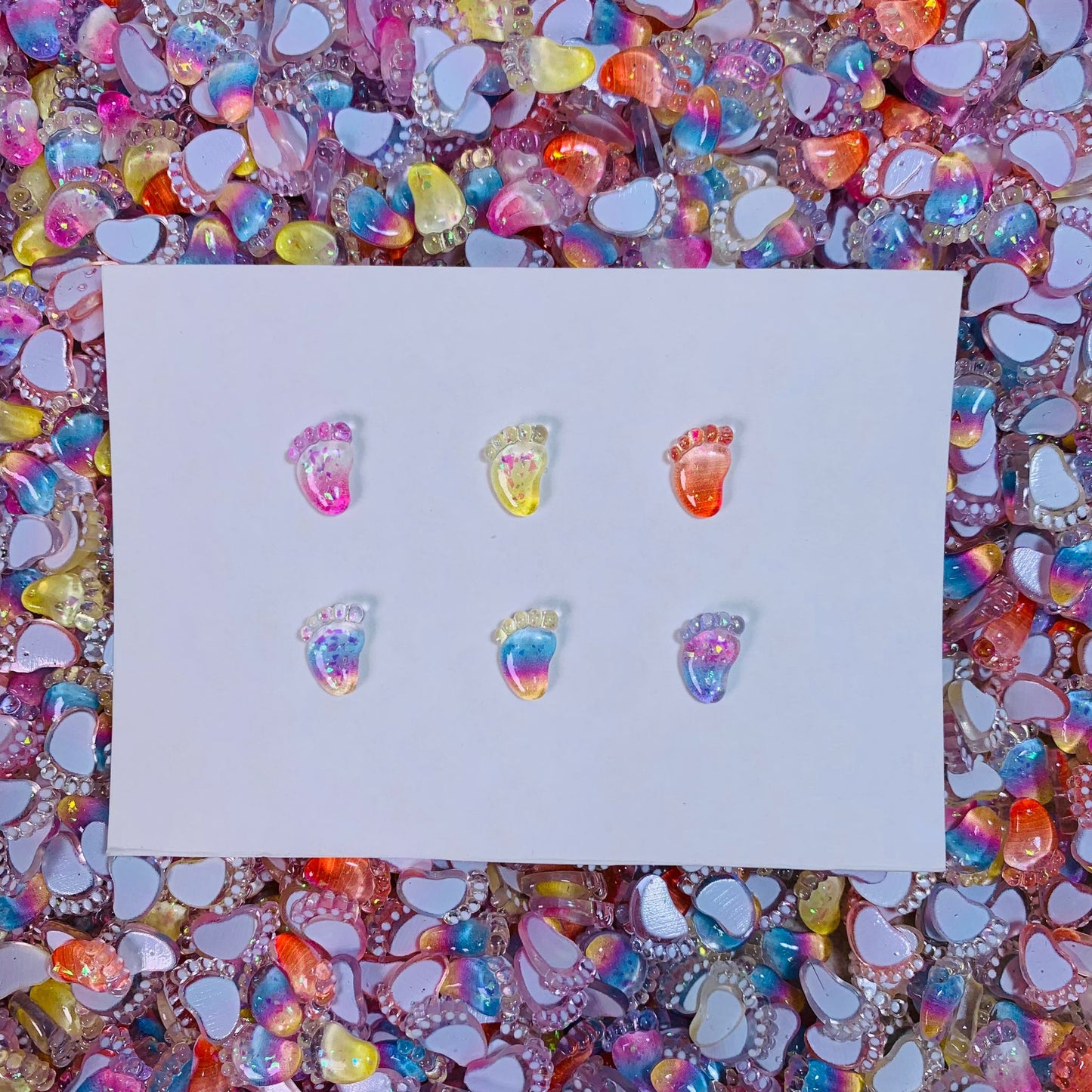 【B2】Color Foot Print Resin Mix