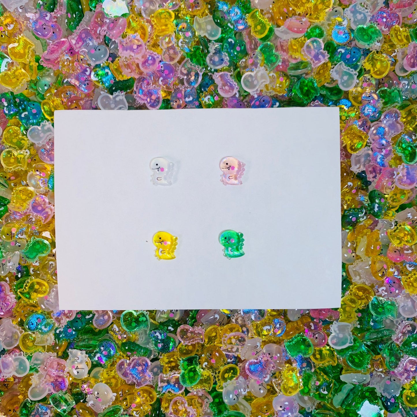 【A9】Glitter Dinosaur Resin Mix