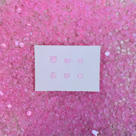 【K4】Matte Light Pink K9 Crystal Mix